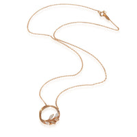 Tiffany & Co. Rose Gold Diamond Victoria Vine Pendant pv