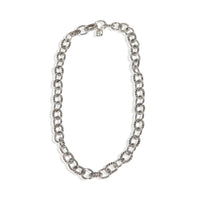 Sterling Silver  Oval Link Necklace