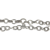 Sterling Silver  Oval Link Necklace