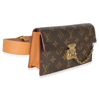Louis Vuitton Monogram Canvas S Lock Belt Pouch Handbag pv