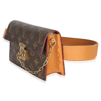 Louis Vuitton Monogram Canvas S Lock Belt Pouch Handbag sv
