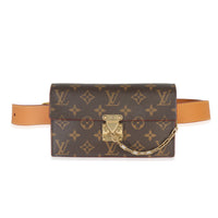 Monogram Canvas S Lock Belt Pouch