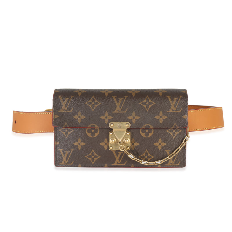 Monogram Canvas S Lock Belt Pouch