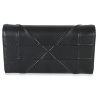 Christian Dior Black Calfskin Diorama Croisiere Chain Wallet Handbag bv