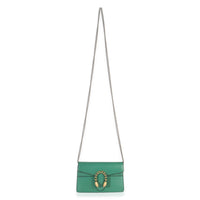 Gucci Green Dollar Calfskin Crystal Super Mini Dionysus Handbag av