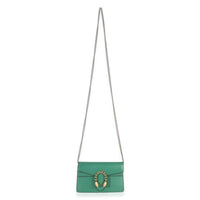Green Dollar Calfskin Crystal Super Mini Dionysus