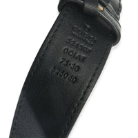 Black Matelasse Calfskin GG Marmont Triple Pouch Belt Bag