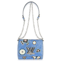 Louis Vuitton Blue Denim Aztec Epi Twist PM Handbag av