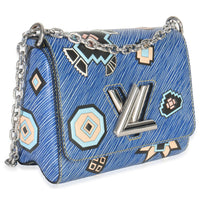 Louis Vuitton Blue Denim Aztec Epi Twist PM Handbag pv