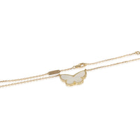Yellow Gold Mother Of Pearl Lucky Alhambra Pendant