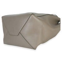 Taupe Soft Grained Calfskin Small Belt Cabas Phantom Tote