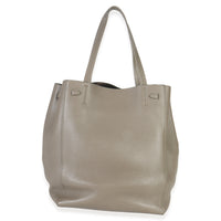 Taupe Soft Grained Calfskin Small Belt Cabas Phantom Tote