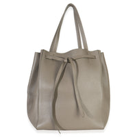 Taupe Soft Grained Calfskin Small Belt Cabas Phantom Tote