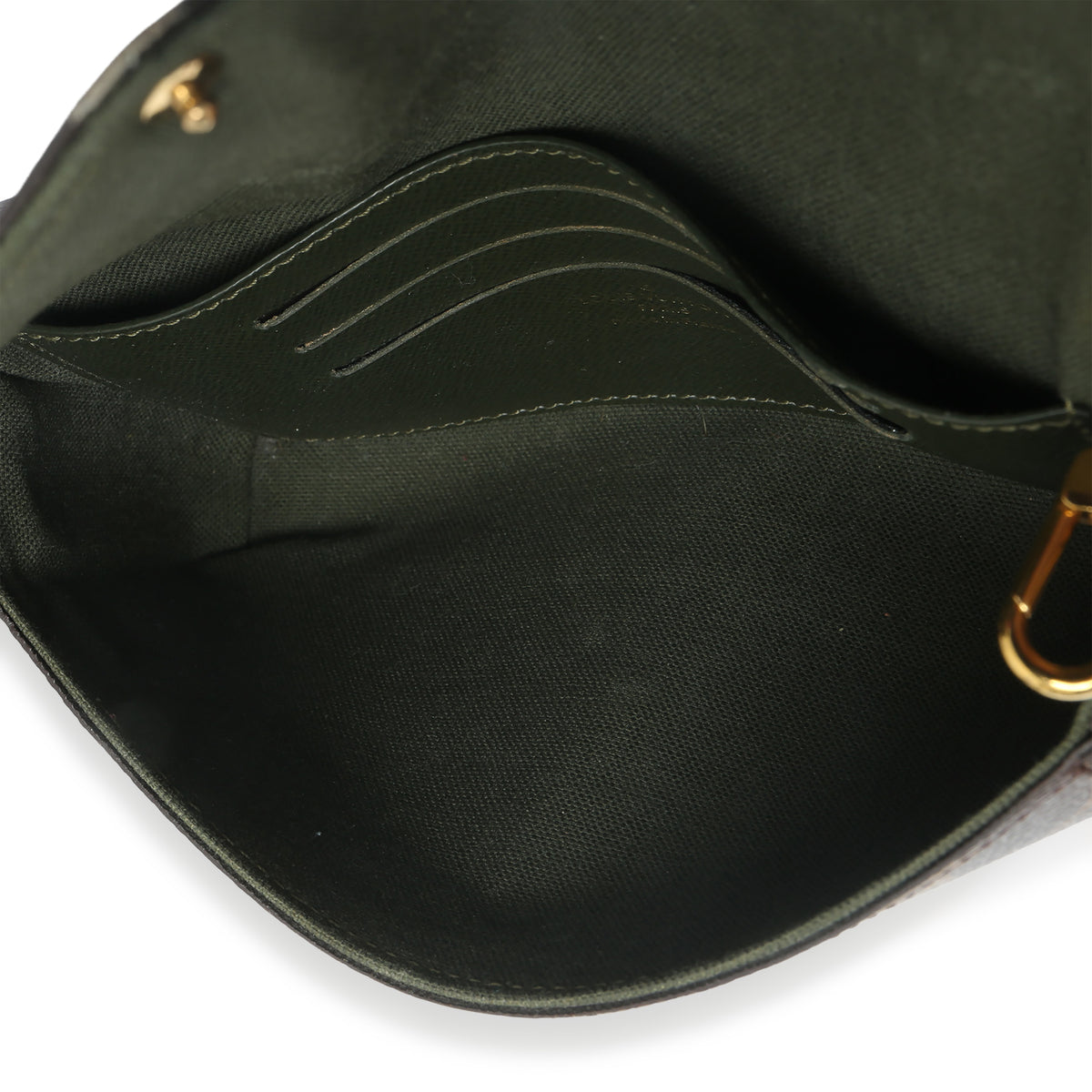 Louis Vuitton Kaki Monogram Canvas Felicie Strap & Go Handbag ad1