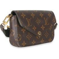 Louis Vuitton Kaki Monogram Canvas Felicie Strap & Go Handbag pv