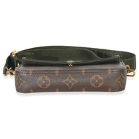 Louis Vuitton Kaki Monogram Canvas Felicie Strap & Go Handbag stamp