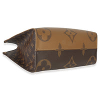 Louis Vuitton Monogram Reverse Canvas Onthego MM Handbag clasp