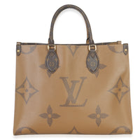 Louis Vuitton Monogram Reverse Canvas Onthego MM Handbag fv