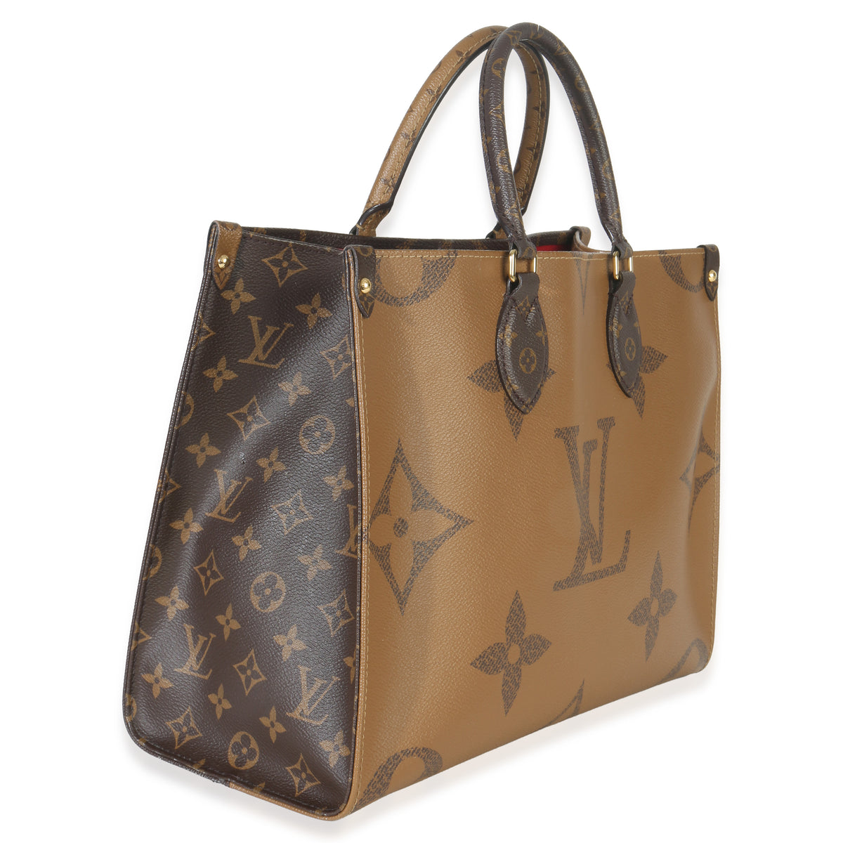 Louis Vuitton Monogram Reverse Canvas Onthego MM Handbag pv