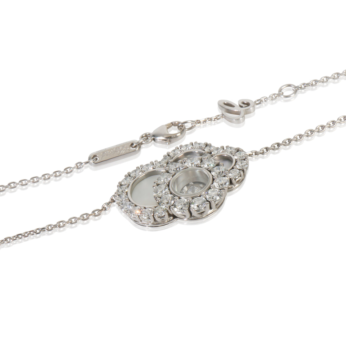 Chopard White Gold Diamond Happy Dreams Necklace pv