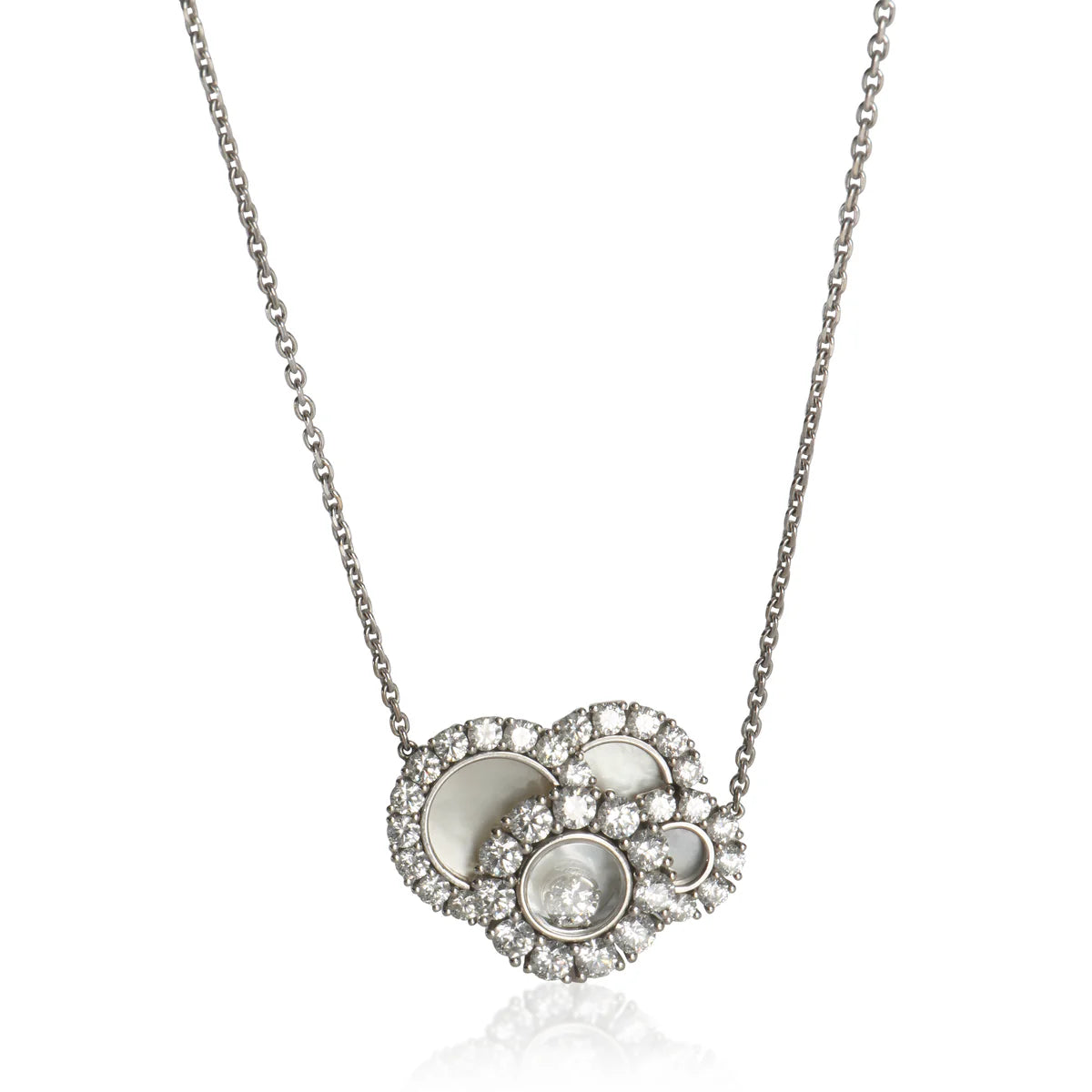 Chopard White Gold Diamond Happy Dreams Necklace
