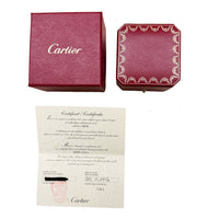 Cartier White Gold  Small Model Love Ring box