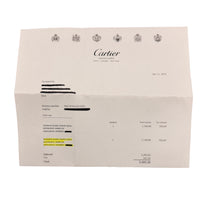 Cartier White Gold  Small Model Love Ring stamp