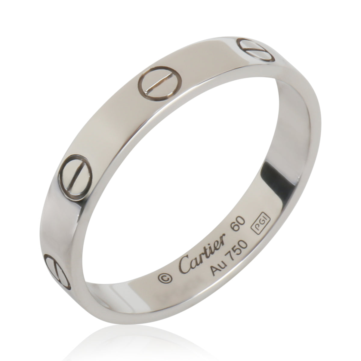 White Gold  Small Model Love Ring