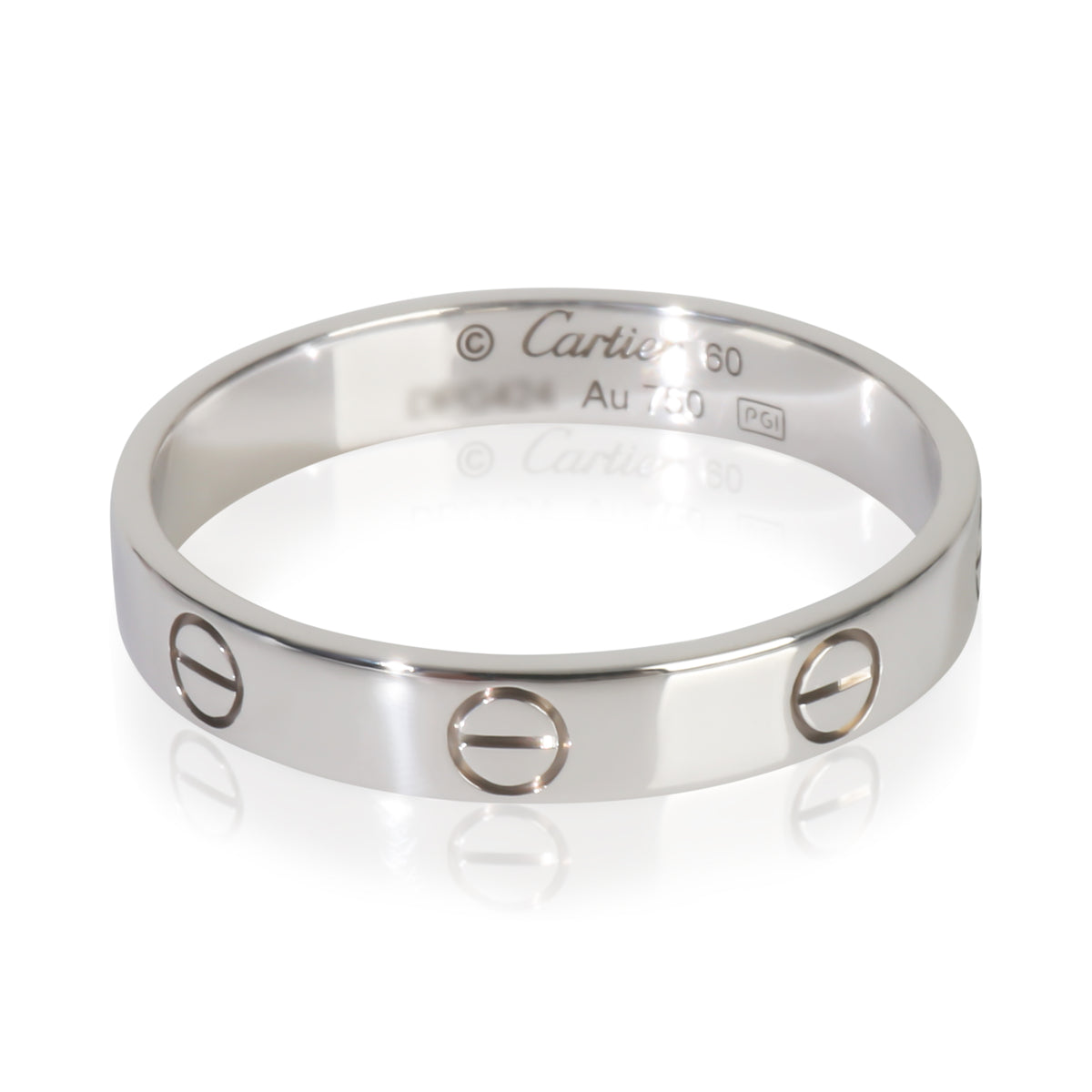 White Gold  Small Model Love Ring