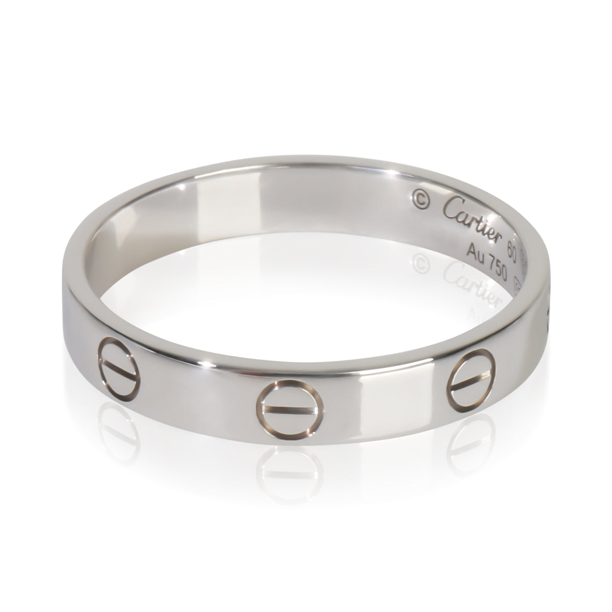 White Gold  Small Model Love Ring
