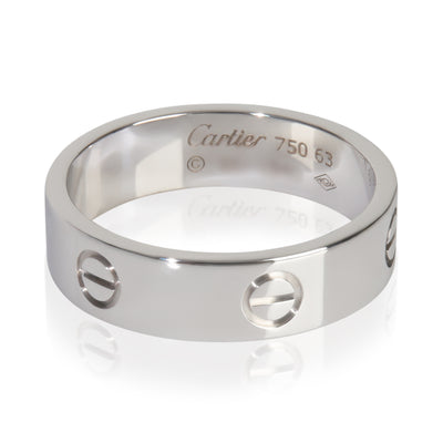 White Gold  Love Ring