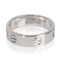 White Gold  Love Ring