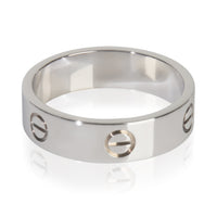 White Gold  Love Ring