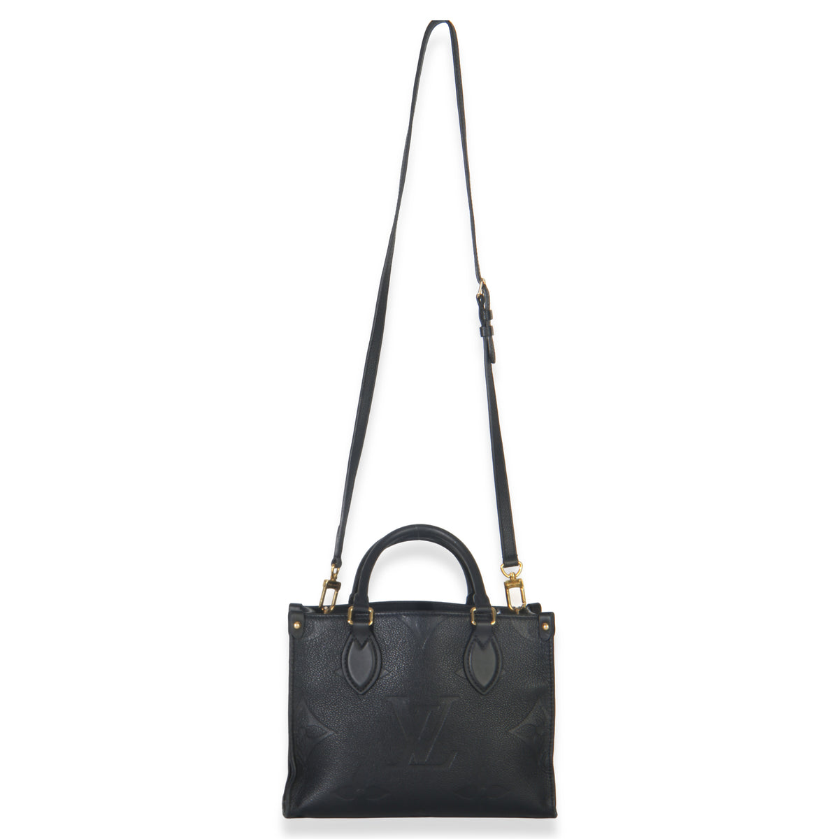 Louis Vuitton Black Monogram Empreinte Onthego PM Handbag ad1