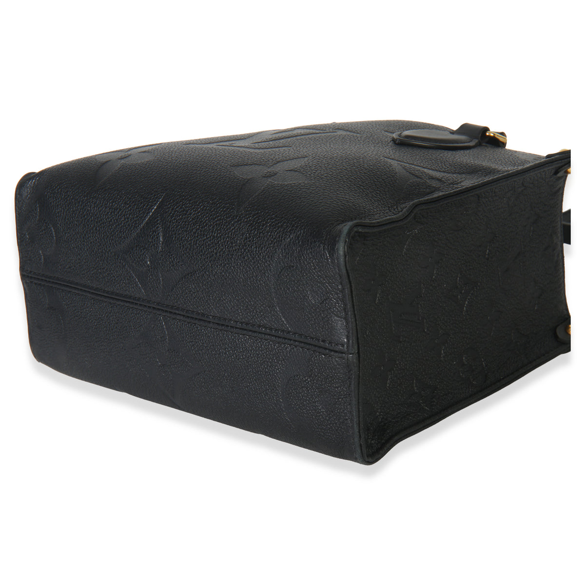 Louis Vuitton Black Monogram Empreinte Onthego PM Handbag clasp
