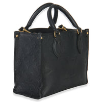 Louis Vuitton Black Monogram Empreinte Onthego PM Handbag pv