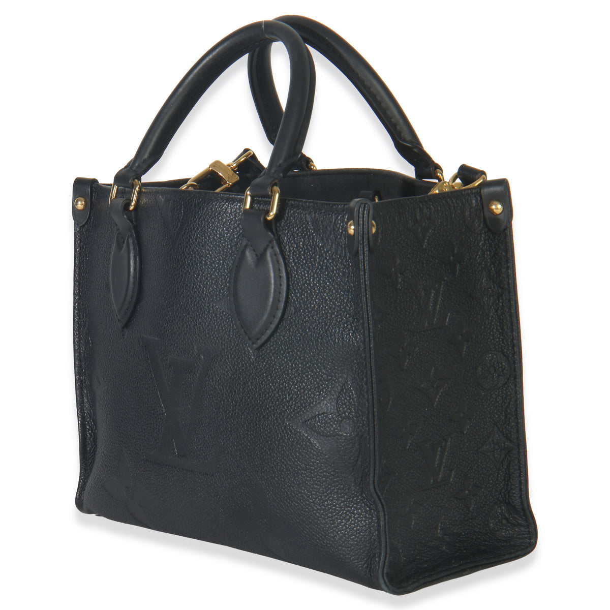 Louis Vuitton Black Monogram Empreinte Onthego PM Handbag sv