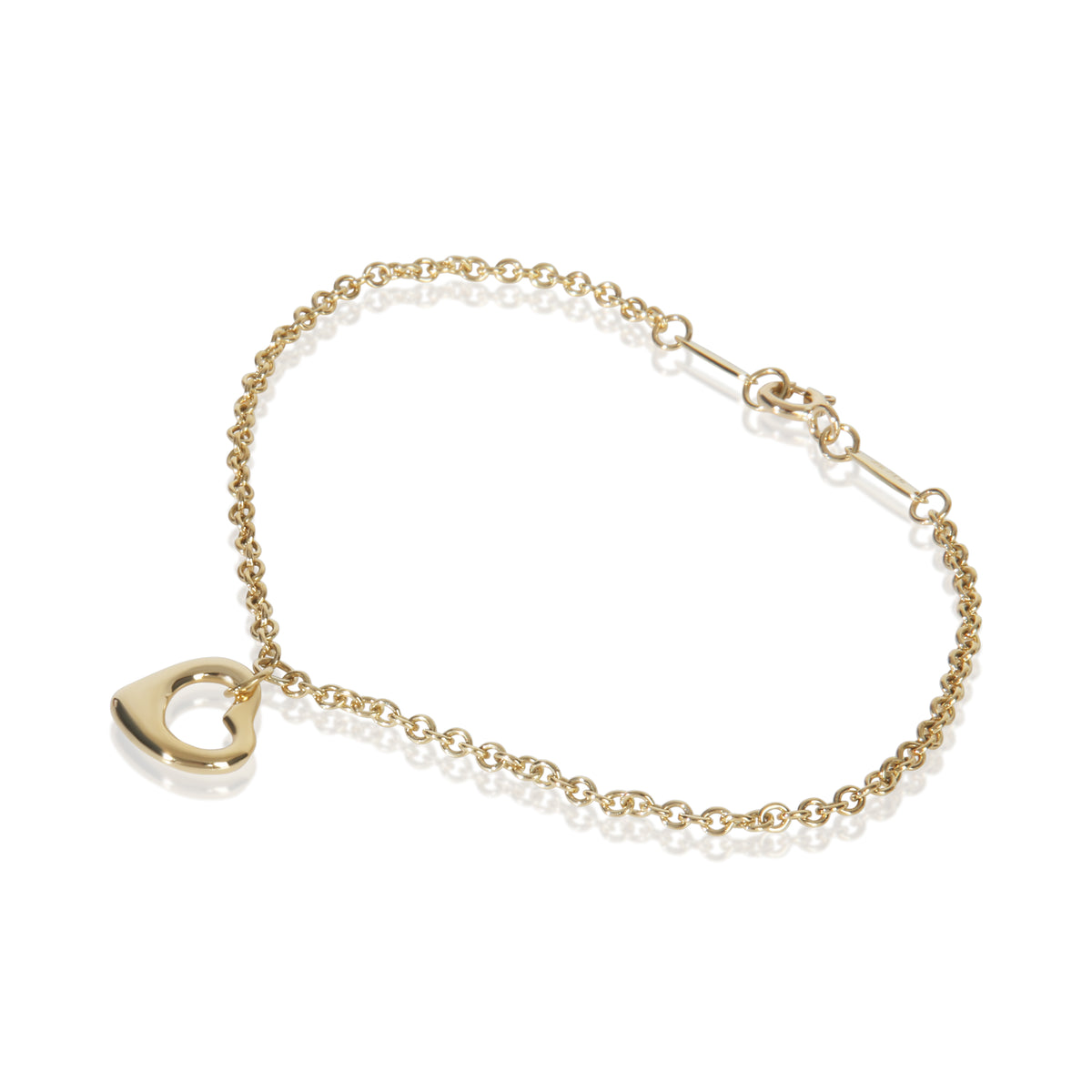 Yellow Gold  Elsa Peretti Open Heart Bracelet