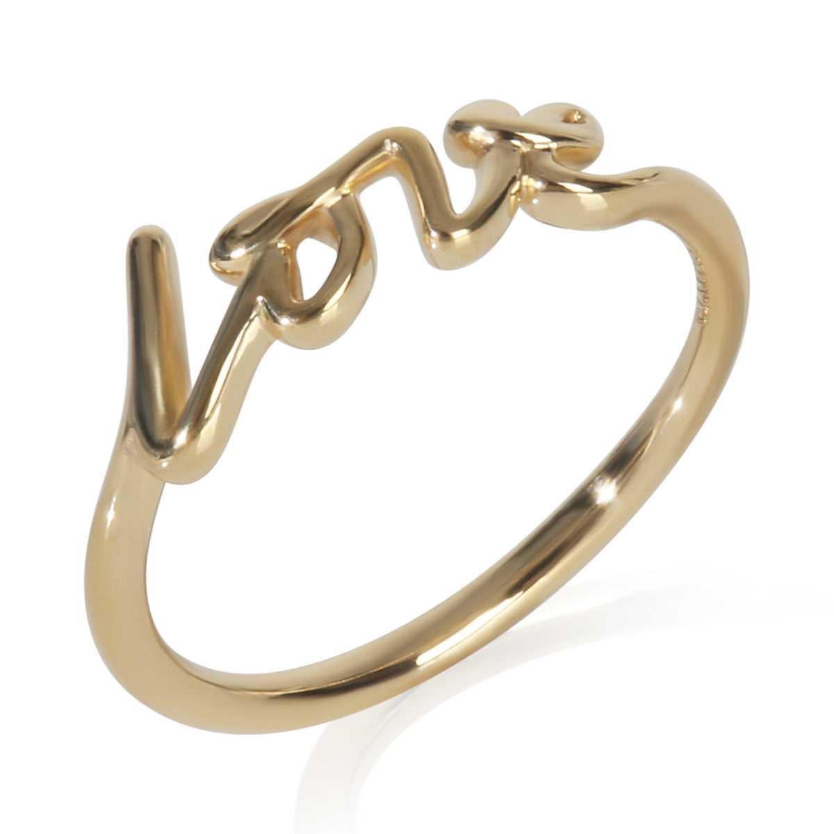 Yellow Gold  Paloma Picasso Mini Grafitti Love Ring