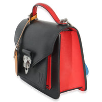 Louis Vuitton Black Red Blue Epi Neo Monceau Bag Handbag sv