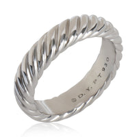 David Yurman Platinum  5mm Cable Band bv