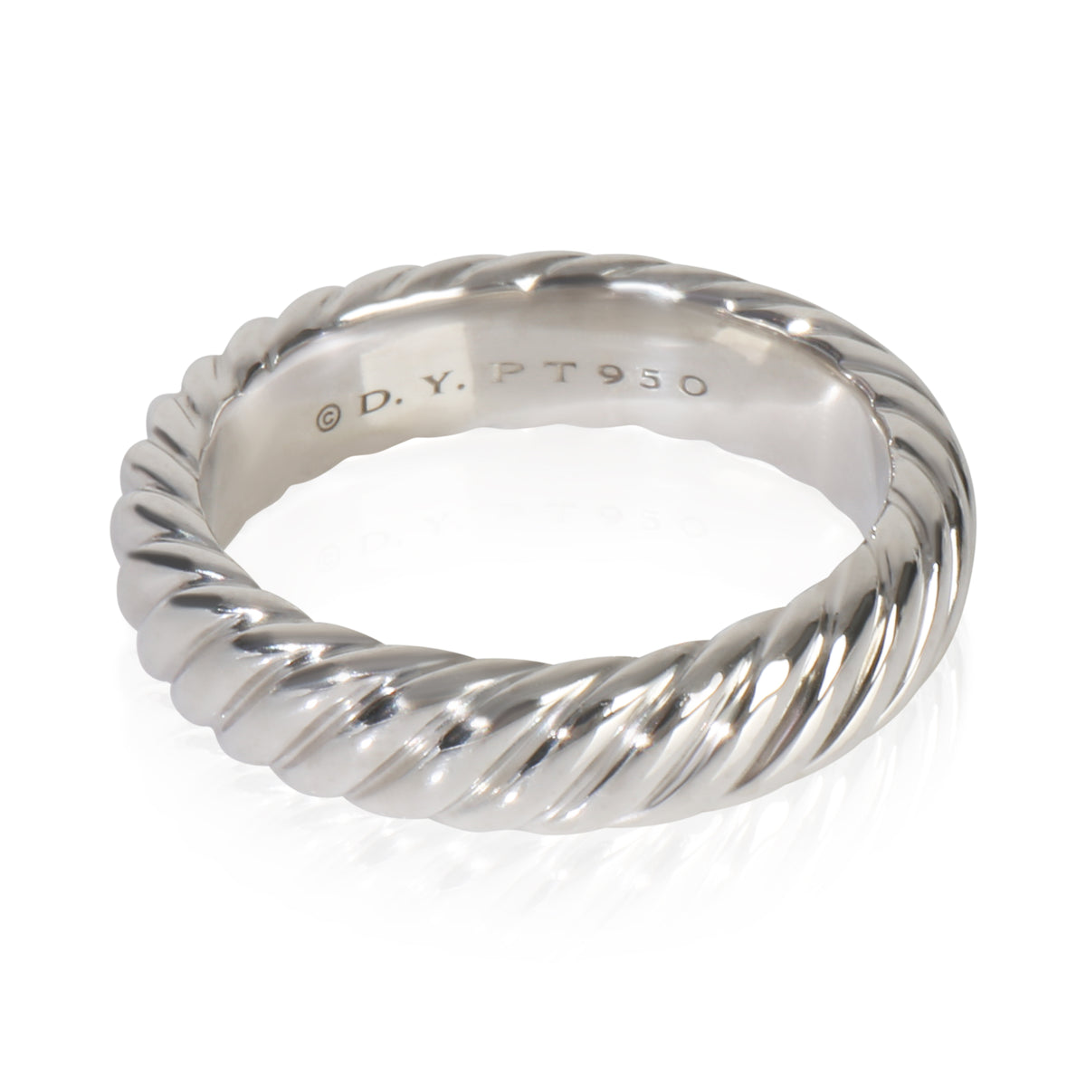 David Yurman Platinum  5mm Cable Band fv