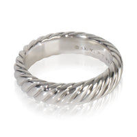 David Yurman Platinum  5mm Cable Band sv