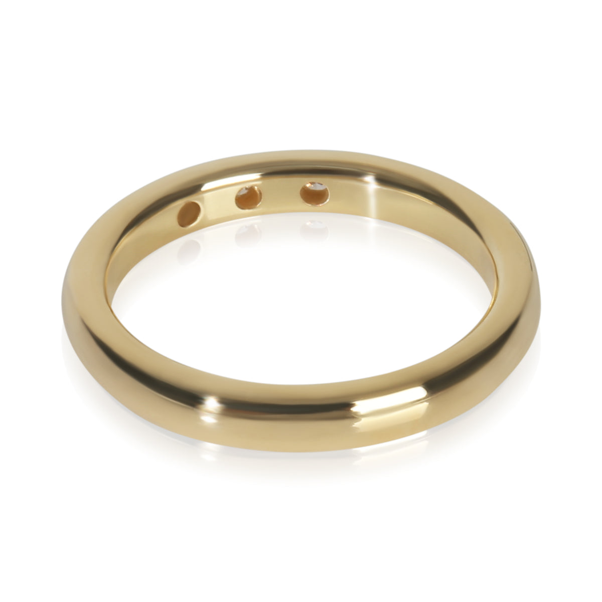 Yellow Gold Diamond Elsa Peretti Stacking Band