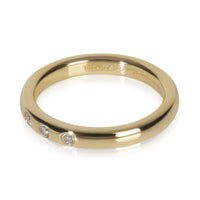 Yellow Gold Diamond Elsa Peretti Stacking Band