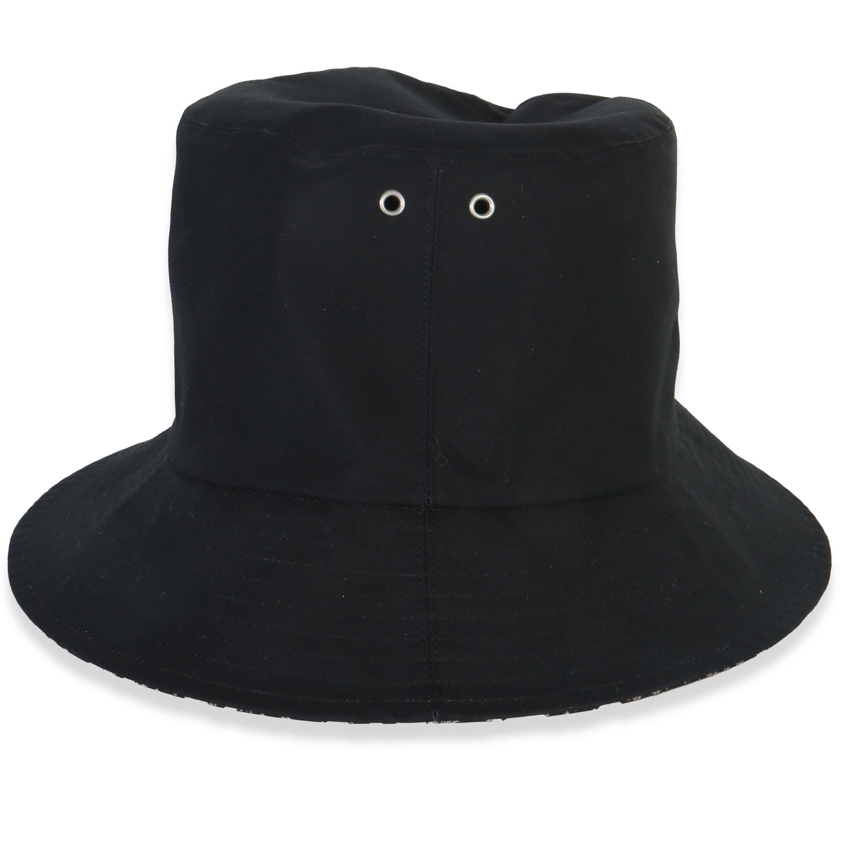 Christian Dior Black Nylon Reversible Teddy Bucket Hat 56 pv