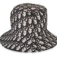Christian Dior Black Nylon Reversible Teddy Bucket Hat 56 box