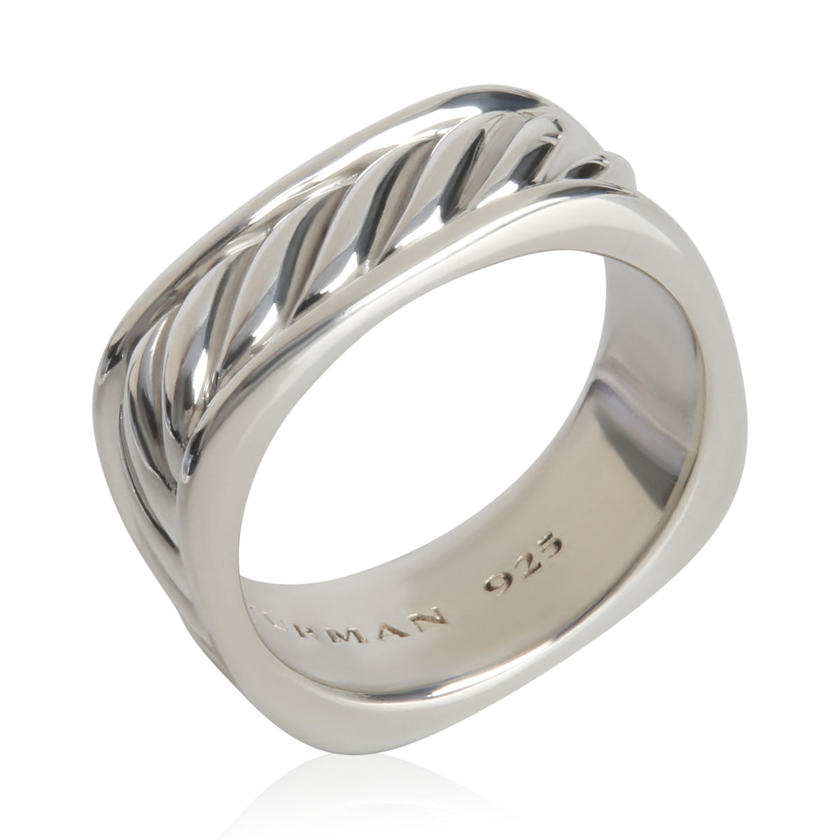 Sterling Silver  Cable Band
