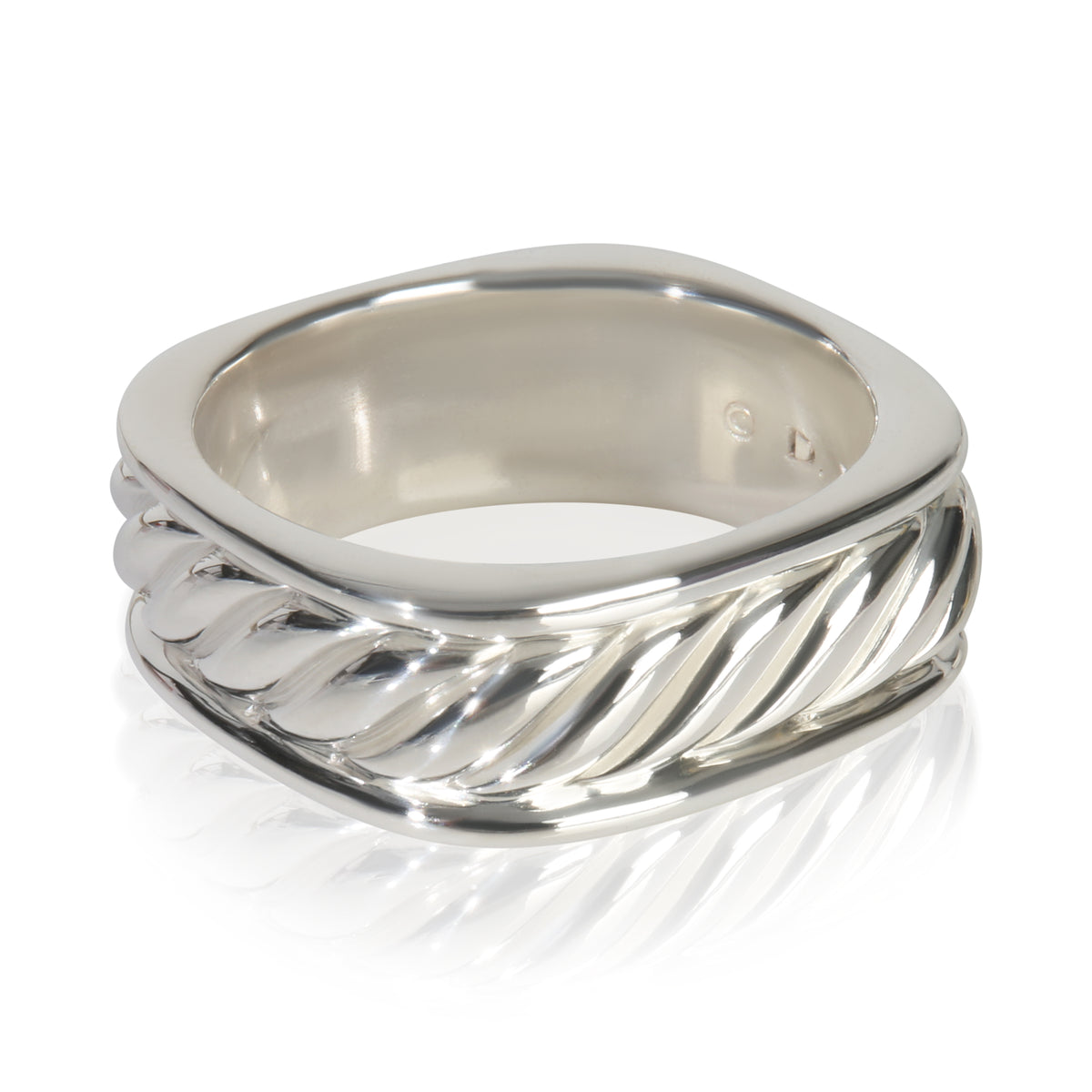 Sterling Silver  Cable Band