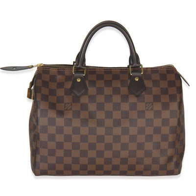 Damier Ebene Canvas Speedy 30